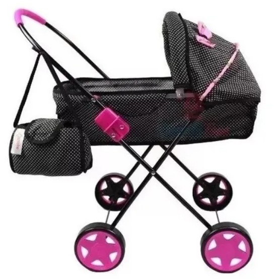 Carrinho De Boneca Bebe Reborn Xikitinha C Bolsa Brinde Shopee Brasil
