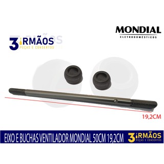 Eixo E Buchas Ventilador Mondial 50cm 19,3cm