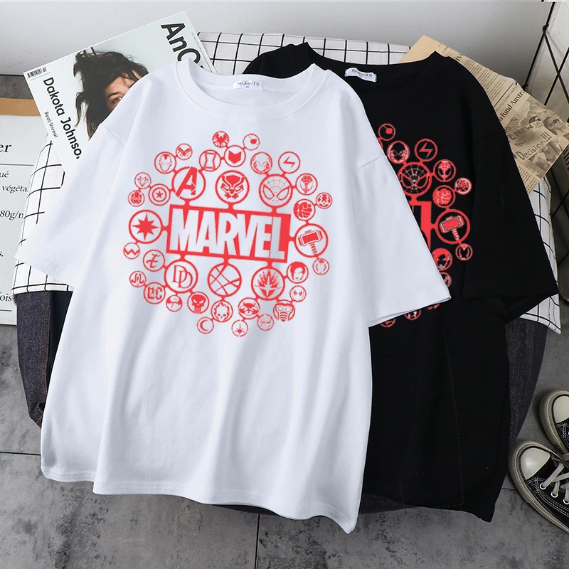 Camiseta Basica Tshirt Algodao Only Avengers  Ultimato Gibi Super Herois Unissex