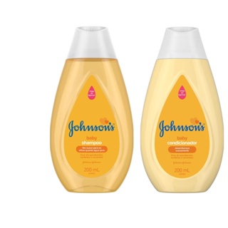 Kit Condicionador Johnson's Baby Regular + Shampoo Johnson's Baby Regular 200ml em Oferta na Shopee