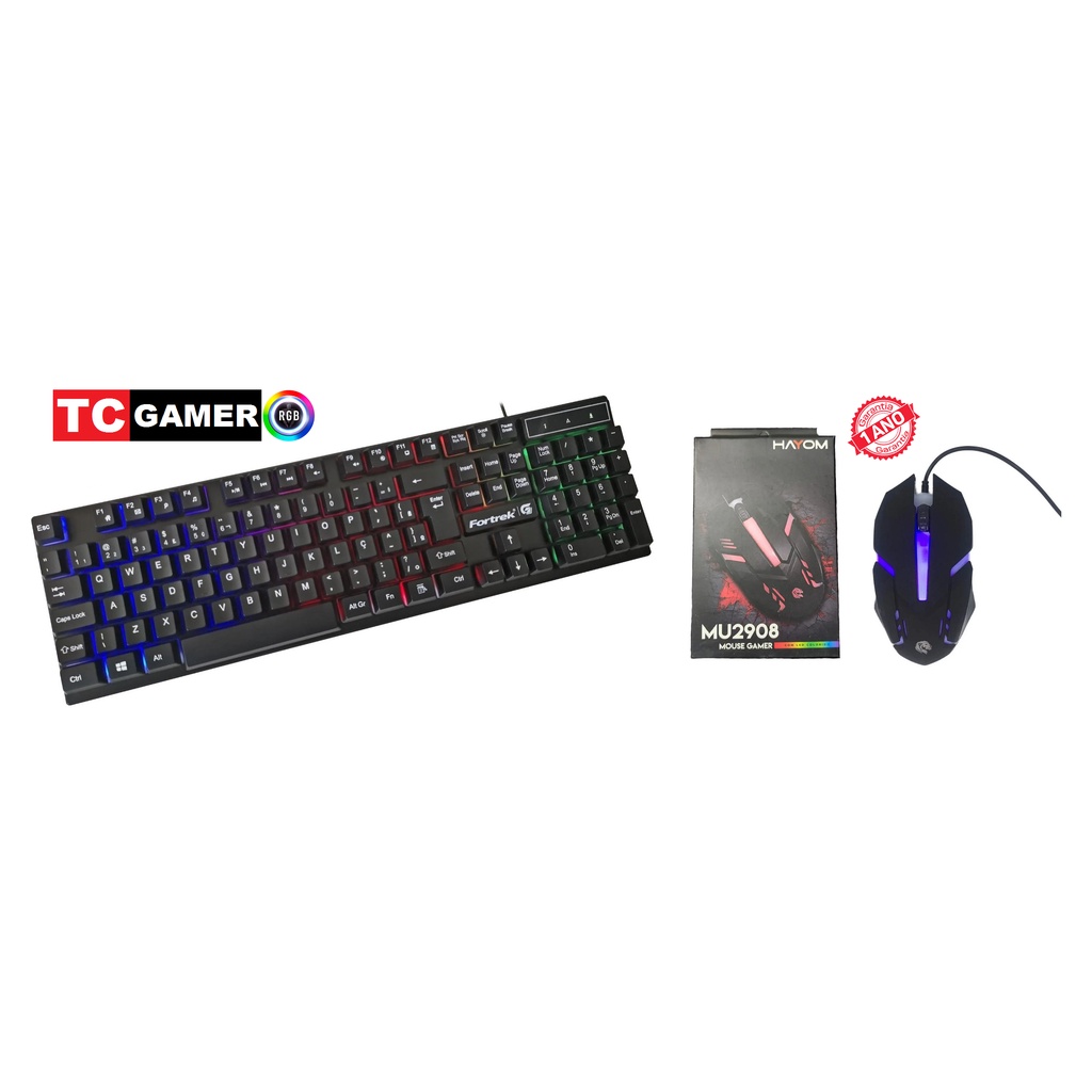 Kit Teclado Mouse Gamer Hayom Mu2908 Iluminado USB Teclado Mouse Gamer Barato — R$ 69,90 em Shopee