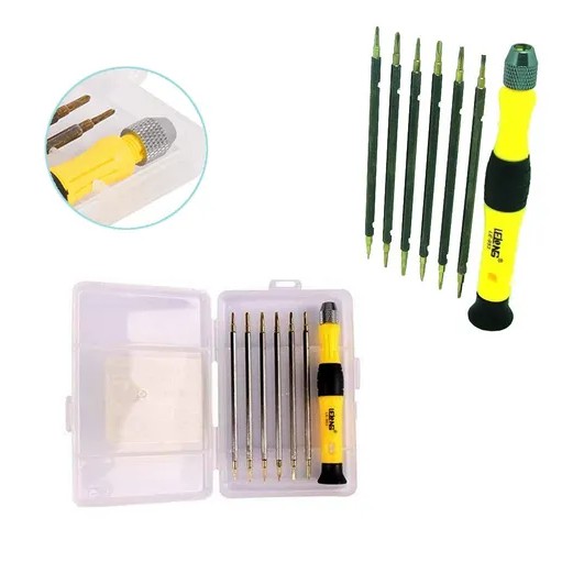 Kit Jogo 12 Chaves Precisão Conserta Celular Phillips Fenda Y Torx LELONG .