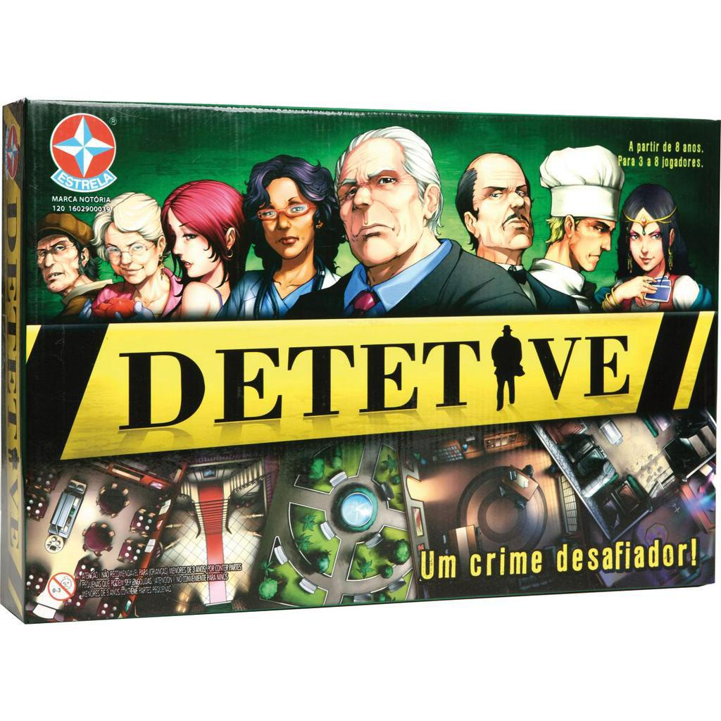 Jogo De Tabuleiro Detetive A Partir De 8Anos Estrela | Shopee Brasil