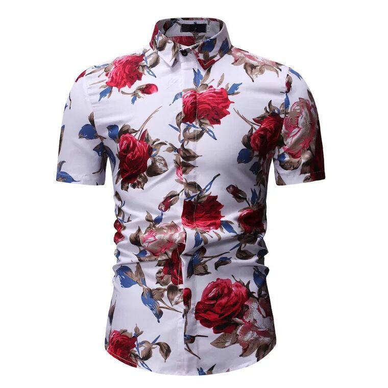 camisa masculina manga curta plus size