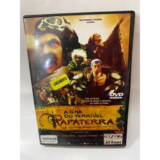 A Ilha Do Terrivel Papaterra  - Dvd Usado