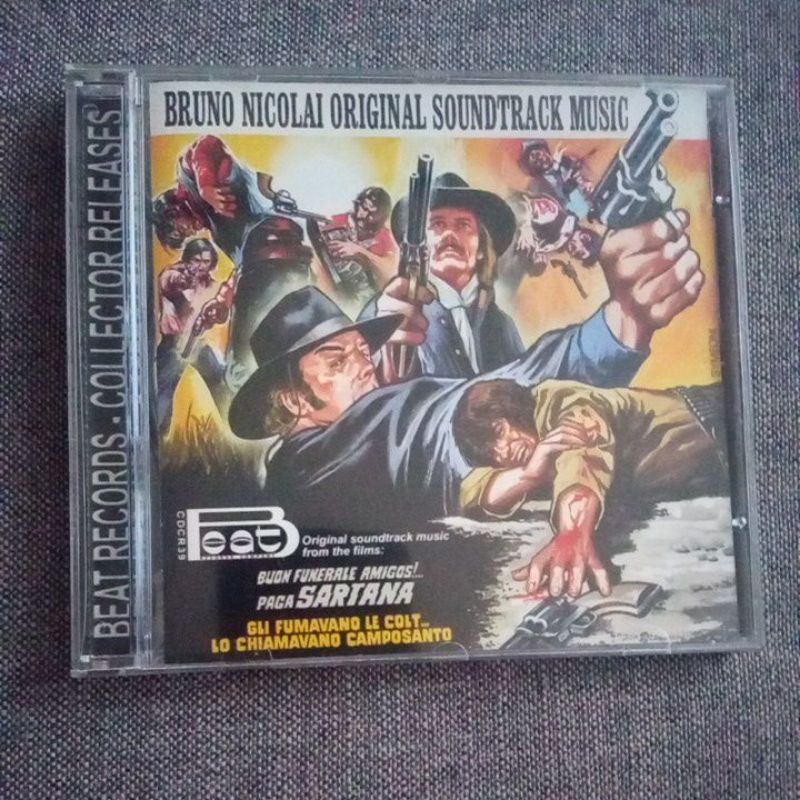 Cd Bom Funeral Amigos! Paga Sartana - Bruno Nicolai - trilha sonora