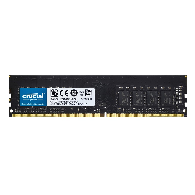 Cruclal DDR3 DDR4 4GB 8GB 16GB PC4 1600mhz 2400mhz 2666mhz 3200Mhz Memória Desktop Memoria DDR4 DIMM 4GB 8GB