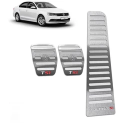 Pedaleira Jetta TSI (SI) 11/18 Manual Aço Inox - Não fura o pedal