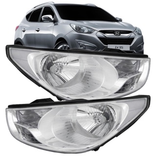 FAROL IX35 2012 2013 CROMADO em Oferta na Shopee