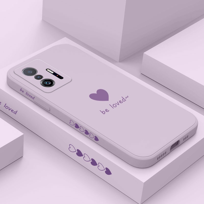 Capa De Moda Simples Love Phone Para Xiaomi Mi 13T 12T 11T 10T Pro Lite 9T Confortável Feel