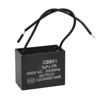 Capacitor Polipropileno CBB61 50/60Hz 450V.AC ou 250V.AC