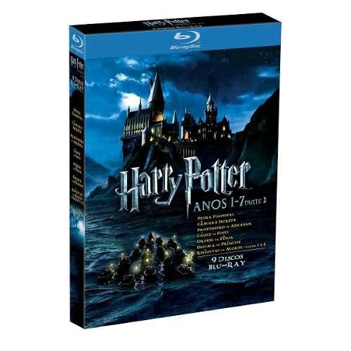 Blu-ray : Coleção Harry Potter - Anos 1 Ao 8 - Novo 9 Discos