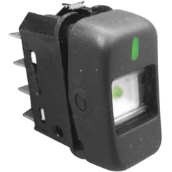 Interruptor Tecla (24V) Preta Mercedes Caminhões Ônibus