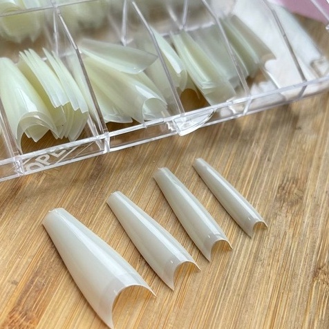 Tips Bailarina D&Z Curvatura Leitosa Na Caixa Acrílica em Oferta na Shopee