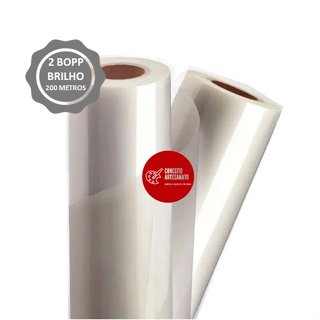 2 Bobinas Bopp - Brilho - 200 Metros no total em Oferta na Shopee
