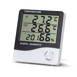 Termo Higrômetro digital com sensor externo para medição de umidade e temperatura LCD FEPRO-MUT60OS EXBOM em Oferta na Shopee