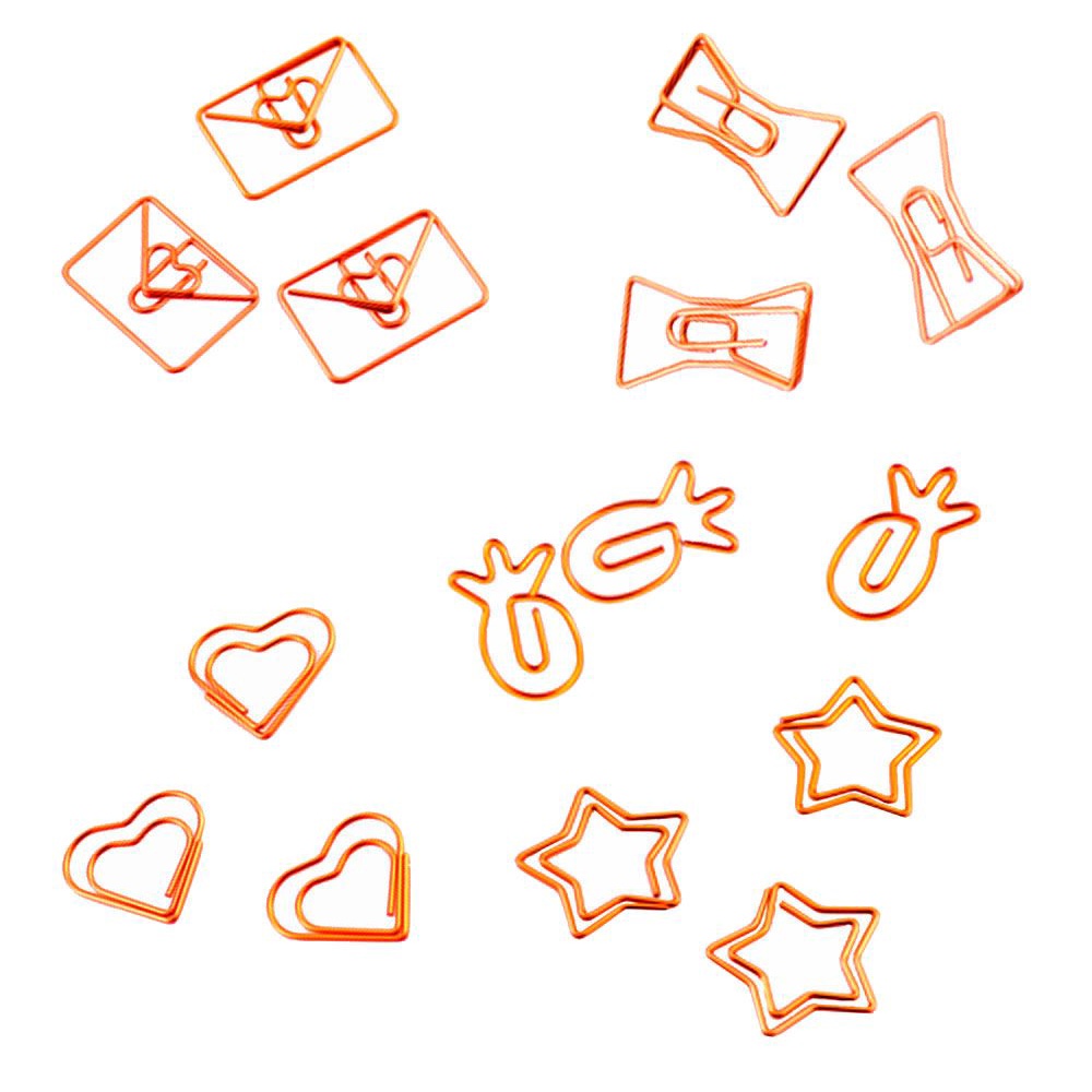 Jogo c/ 6 Clips De Papel Metalizado Rosê - He60105