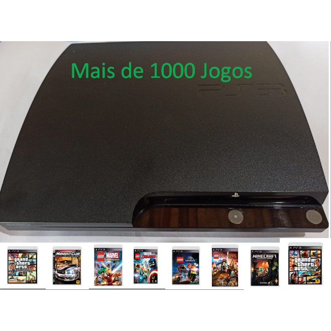 Pacote Ps3 +1000 Jogos Mídia Digital Para Playstation 3 - Escorrega o Preço