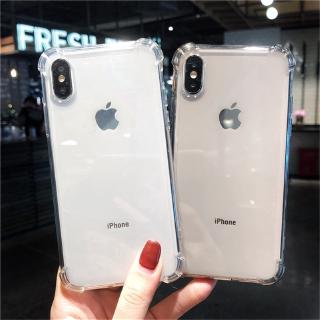 Casing iPhone SE 2020 X XR XS Max Shockproof Silicone Case iPhone 11 Pro Max 6 6s 7 8 Plus Anti-fall Casing