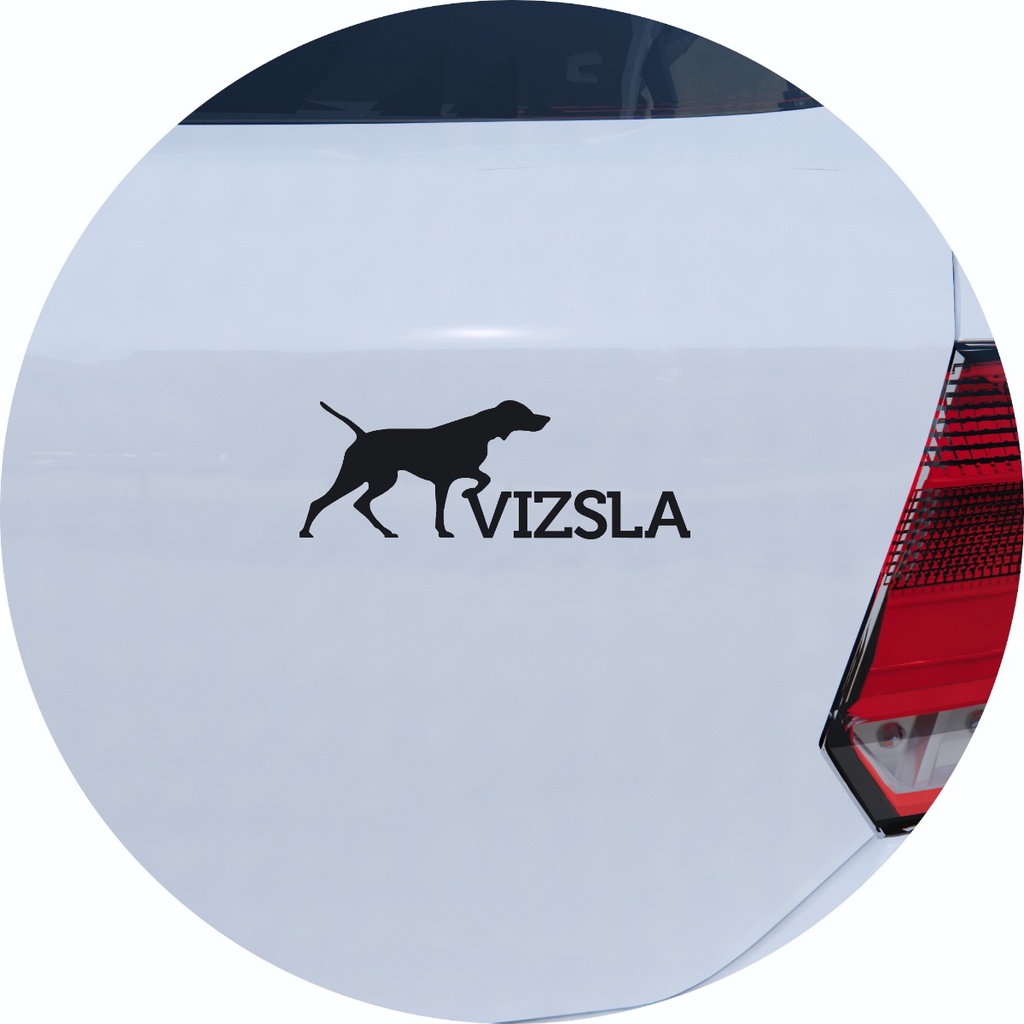 Adesivo de Carro Vizsla Caçador Raça Cão de Caça
