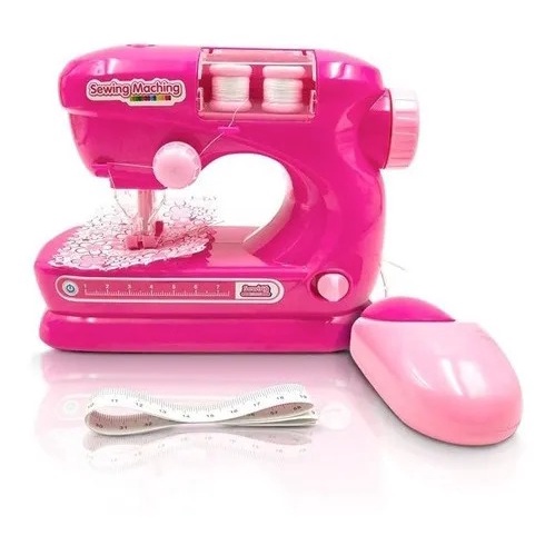 Mini Ateliê Infantil Maquina de Costura De Verdade com Acessórios Brinquedo Para Criança em Oferta na Shopee