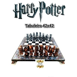 Tabuleiro De Xadrez Medieval Temático Harry Potter no Shoptime