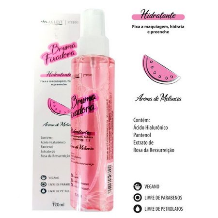 Bruma Fixadora Hidratante 120ml Max Love