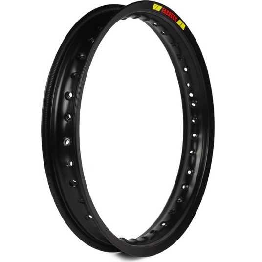 Aro de Alumínio Dianteiro 19 x 185 Nxr Bros 125 150 160 Xre 190 Fabreck Preto Fosco