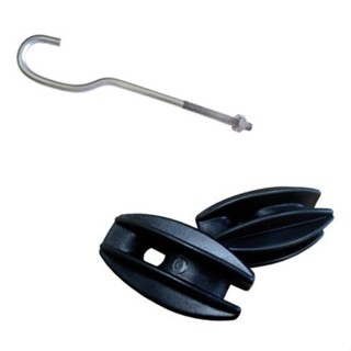 10pcs Gancho Para Cerca Elétrica Com Porca E Isolador Castanha em Oferta na Shopee