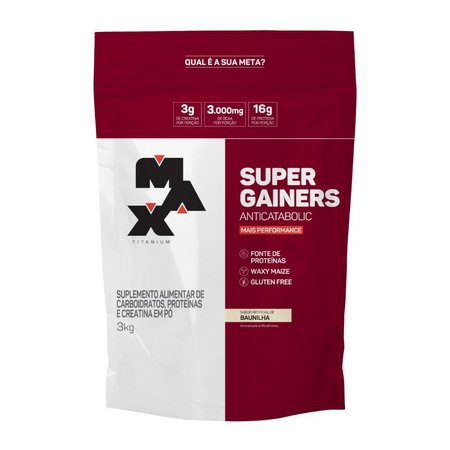 Hipercalórico Mass Super Gainers 3kg Max Titanium