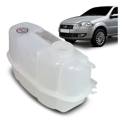 Reservatório de Água Radiador Fiat Palio Fire Siena Strada Idea 2001 a 2013 1.0 1.3 1.4 Behr M511 Top