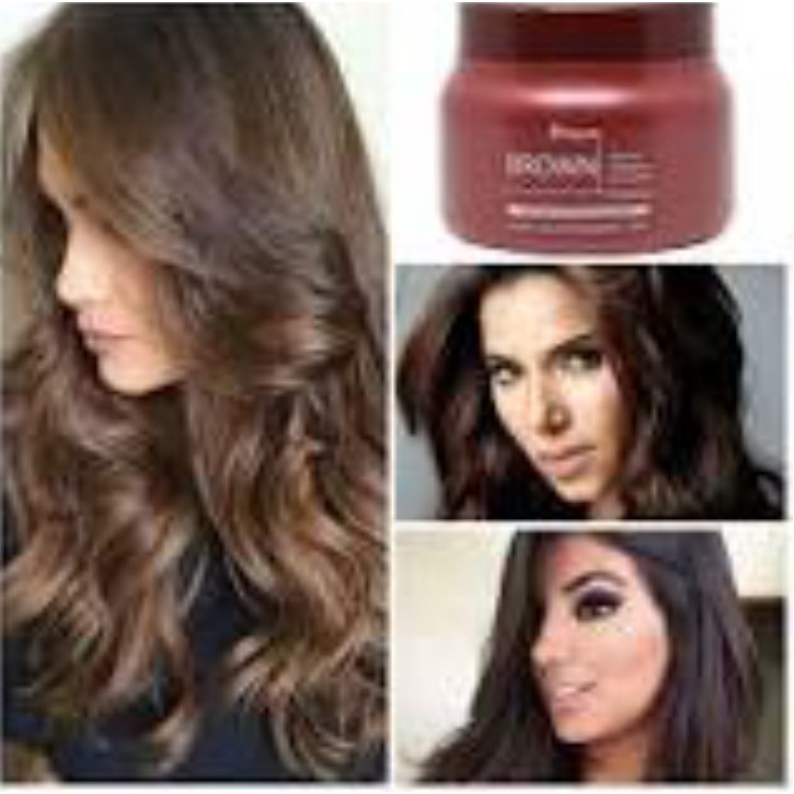 Mascara Matizadora Condicionador Hidratante Brown Mairibel / Hidratylife Com Óleo De Argan Pote de 250g - Marrom Maribel / Hidratycollor Promoção