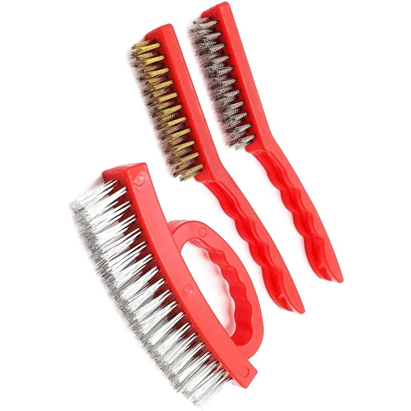 Jogo De Escova De Aço C/ 3 Peças Manual Lotus - 4414 em Oferta na Shopee