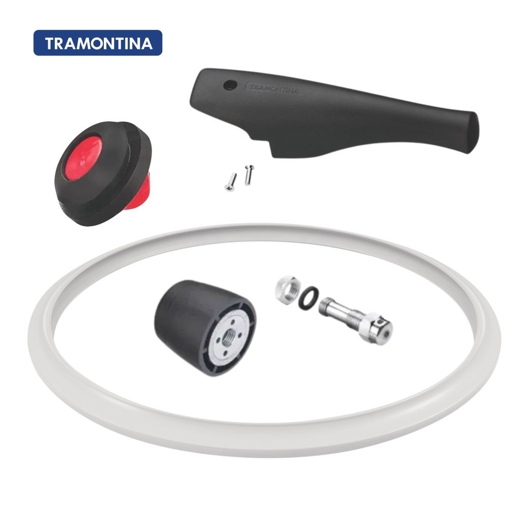 Kit Tramontina para Panela Pressão Vancouver 3/4,5 Litros - Cabo, Borracha, Selo, Peso e Pino Original