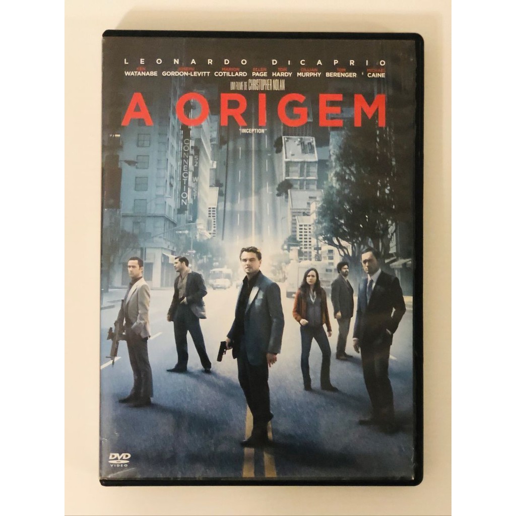 A Origem DVD com Leonadro Dicaprio, Ellen Page, Tom Hardy Usado