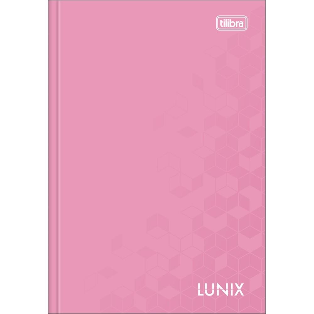 Caderno Brochura 1/4 Capa Dura 80 Folhas Rosa Lunix Tilibra | Shopee Brasil