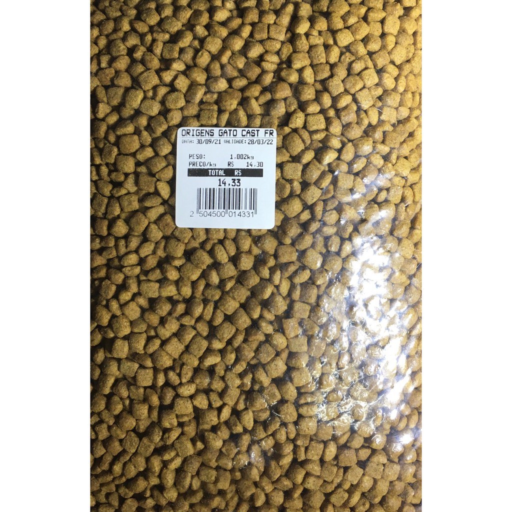 Ração Agranel Origens Gatos Premium Especial Frango Castrados 1 kg