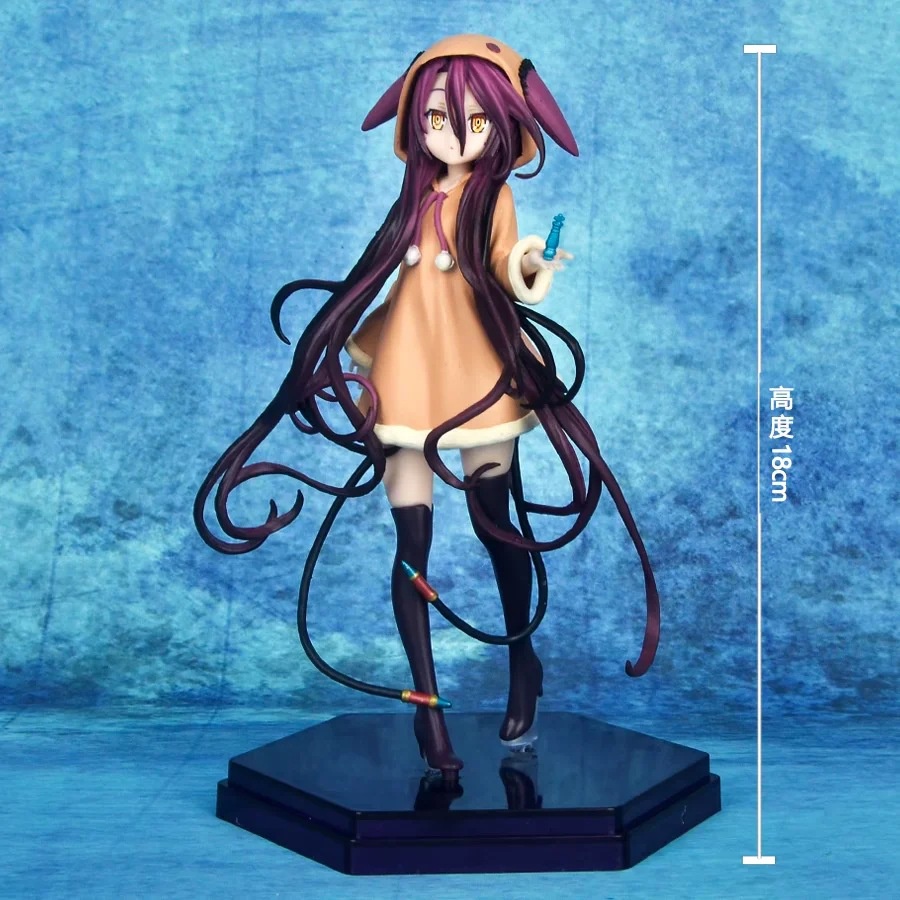 No Game No Life Hubby Mecha Zero Menina Ver Pvc Action Figure Coleção Modelo Estátua Toy 18 cm