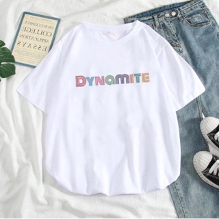Camiseta K Pop Bts Dynamite Camisa Unissex Poliéster