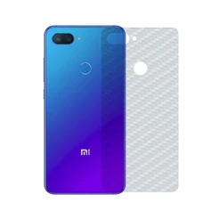 Película Traseira de Fibra de Carbono Transparente para Xiaomi Mi 8 Lite - Gorila Shield