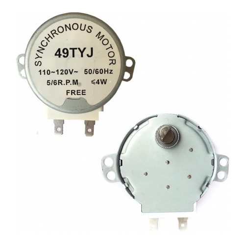 MOTOR 5RPM 110V EIXO DE FERRO MICRO ONDAS E CHOCADEIRAS , ESPETO GIRATORIO