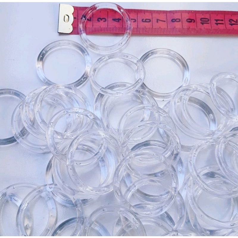 20 Argolas / Anel para porta guardanapo 35mm mesa posta, cortinas e artesanatos em geral — imagem 2 de 2