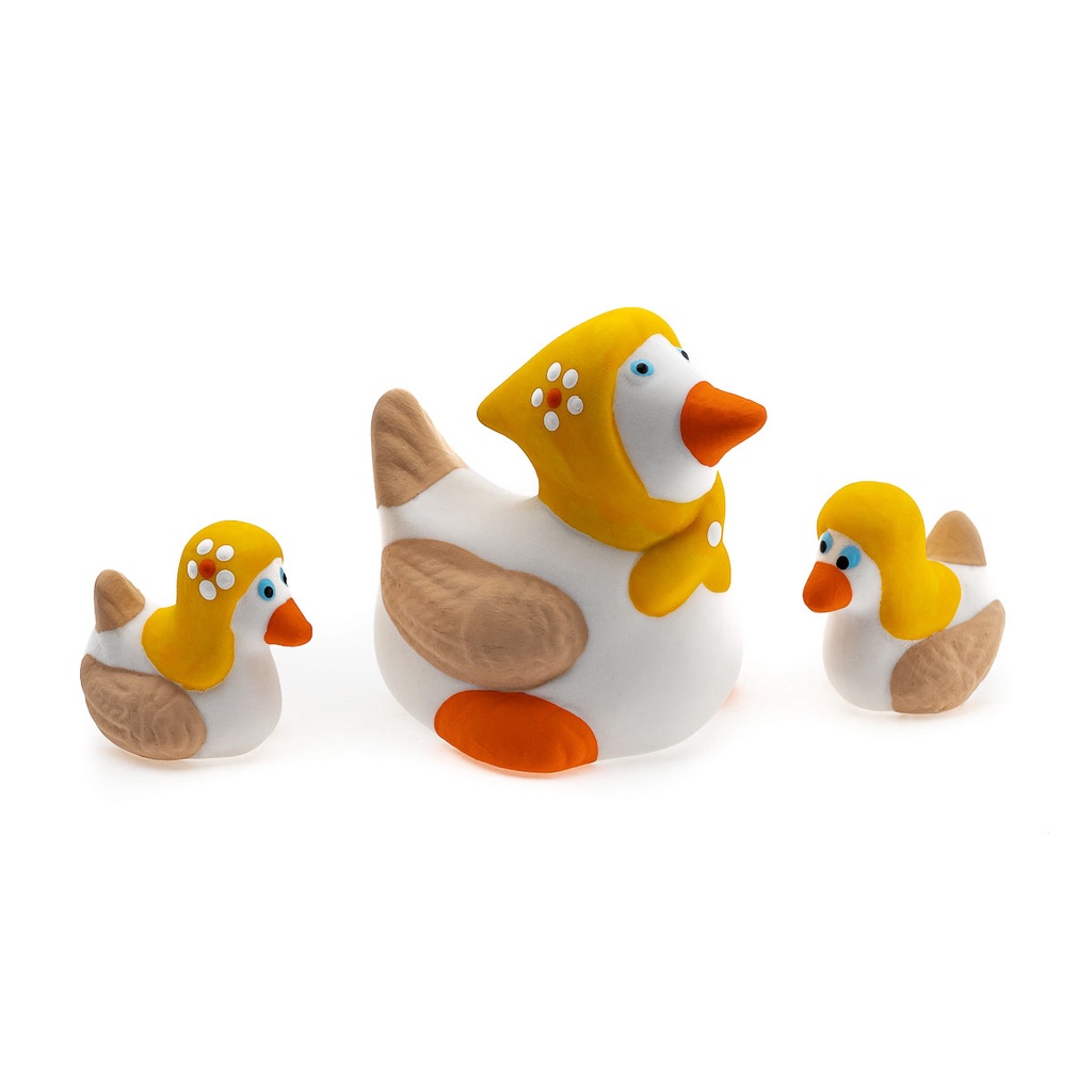 Miniatura Trio Familia Pata Com Touca Decoração Enfeite Casa Cozinha em Oferta na Shopee
