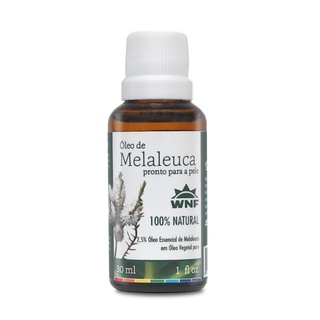 Óleo MELALEUCA pronto para pele WNF Natural Vegano óleo essencial Tea Tree diluído em óleo - 30ml - WNF