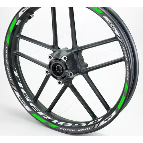 Friso + Adesivo Refletivo D7 Roda Moto Triumph Tiger 1050