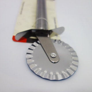 Cortador Carretilha em Inox para Cortar Massa Lisa de Pastel Pizza Pães