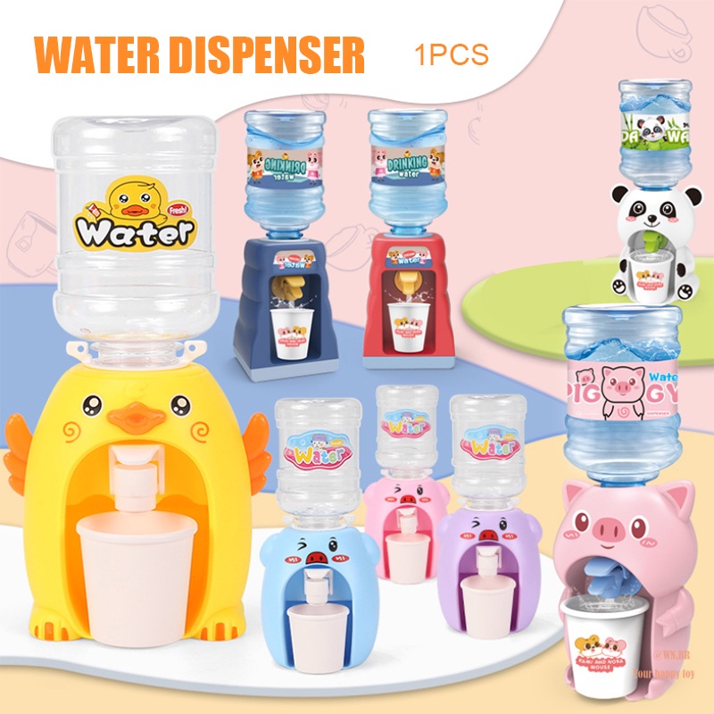Children's Simulation Water Dispenser Toy Mini Plastic Durable Cartoon  Pattern Easy to Clean Toys | Shopee Brasil
