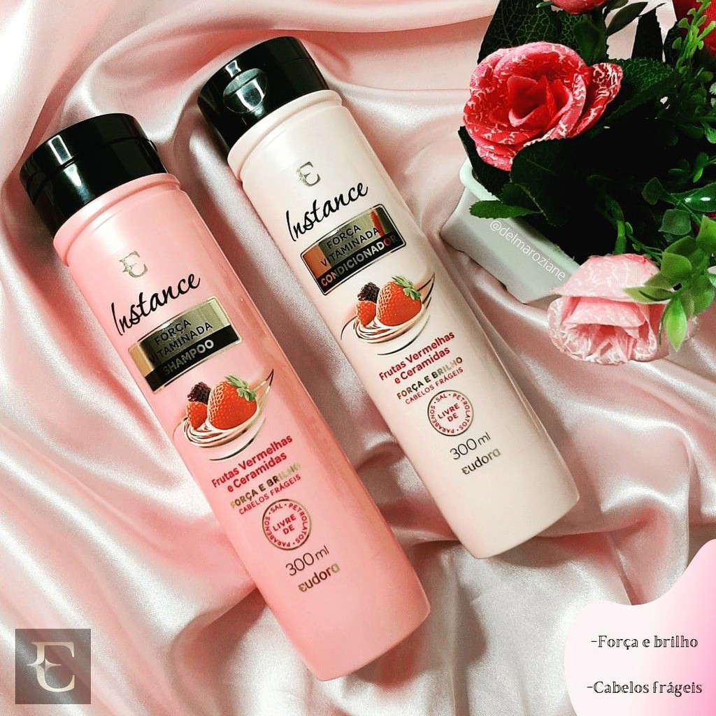 EUDORA SHAMPOO E CONDICIONADOR INSTANCE FRUTAS VERMELHAS Shopee Brasil