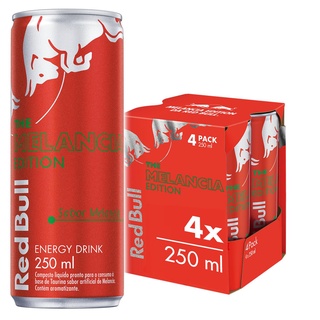 Energético Red Bull Energy Drink Melancia Edition 250 ml - 4 latas