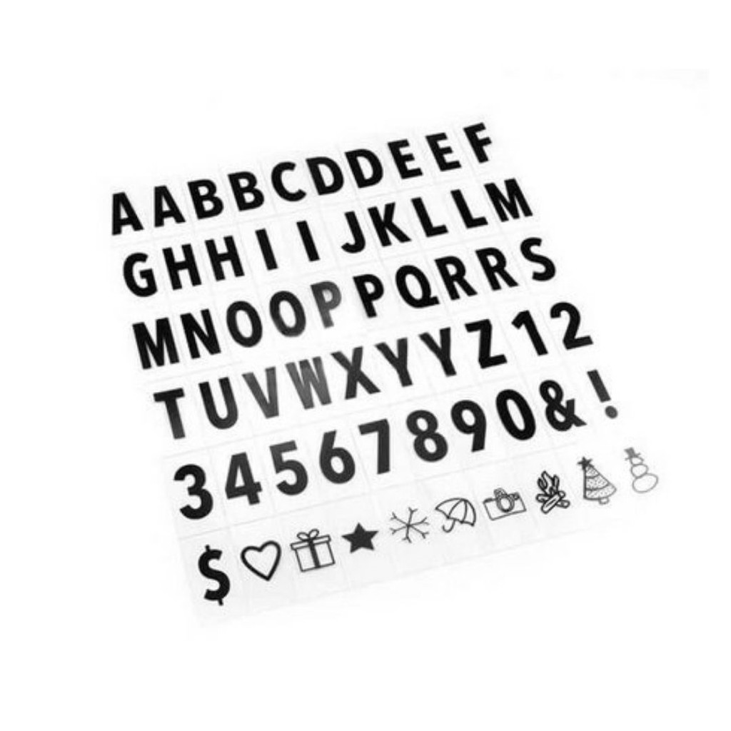 Cordão Fio De Luz 10 Led Frases Lightbox + 60 Letras Letreiro Luminária Lightbox Decoração